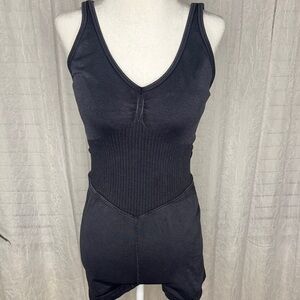 JoyLab Black Ribbed Bodysuit